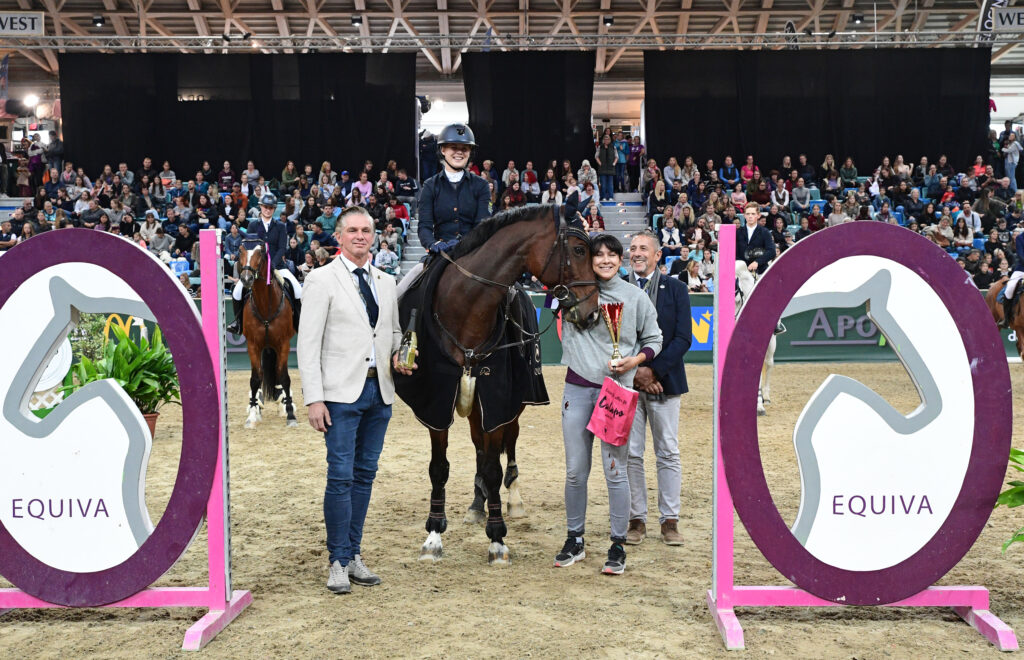 Siegerehrung Finale EQUIVA VIP Tour 2024. © HORSIC