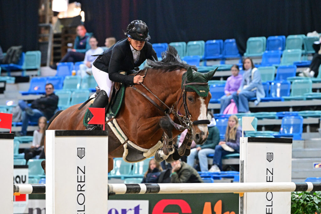 Karen Boos Pegler auf  Hermine 134. © horsicphotography
