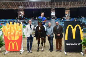 Siegerehrung der McDonalds Youngster Tour 2024. © HORSIC