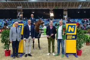 Siegerehrung im Preis von Wr. Neustadt by AlpenSpan. © horsicphotography