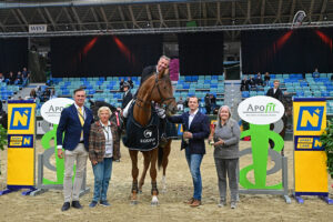 Siegerehrung im Preis der Arena Nova by APOfit. © horsicphotography