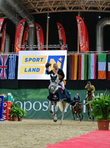 Sieger im Großen Preis vom Sportland NÖ Ales Opatrny. © horsicphotography