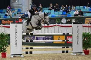 Platz 2 für Katharina Rhomberg und Ratina im Preis von Maya Delorez. © horsicphotography