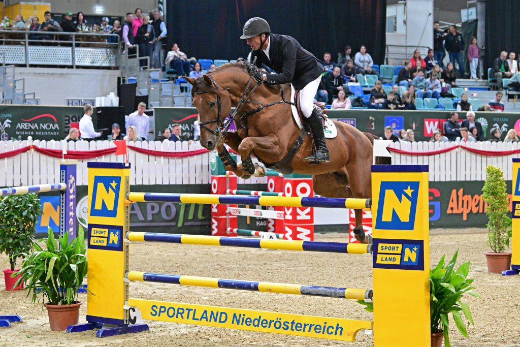 Schönbrunn-Sieger Jur Vrieling ist Stammgast bei der Apropos Pferd und zählt zum engsten Favoritenkreis im Großen Preis vom Sportland NÖ. © horsicphotography